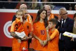 Amsterdam 6 mei 2018
Nederland-Peru 2-1 . Afscheidswedstrijd Wesley Sneijder . Zijn vrouw Yolanthe Sneijder Cabau en zoons Jessey en Xess Xava zijn natuurlijk aanwezig.