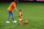 Amsterdam 6 mei 2018
Nederland-Peru 2-1 . Afscheidswedstrijd Wesley Sneijder . Zijn vrouw Yolanthe Sneijder Cabau en zoons Jessey en Xess Xava zijn natuurlijk aanwezig.