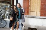 Amsterdam 7 augustus 2019
 Presentatrice Airen MylÃ¨ne en haar vriend oud-hockeyer Taeke Taekema samen in Amsterdam zuid . Airen is in verwachtring van hun tweede kindje