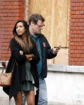 Amsterdam 7 augustus 2019
 Presentatrice Airen MylÃ¨ne en haar vriend oud-hockeyer Taeke Taekema samen in Amsterdam zuid . Airen is in verwachtring van hun tweede kindje