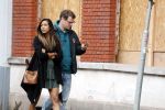 Amsterdam 7 augustus 2019
 Presentatrice Airen MylÃ¨ne en haar vriend oud-hockeyer Taeke Taekema samen in Amsterdam zuid . Airen is in verwachtring van hun tweede kindje