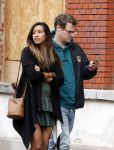Amsterdam 7 augustus 2019
 Presentatrice Airen MylÃ¨ne en haar vriend oud-hockeyer Taeke Taekema samen in Amsterdam zuid . Airen is in verwachtring van hun tweede kindje