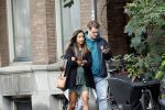 Amsterdam 7 augustus 2019
 Presentatrice Airen MylÃ¨ne en haar vriend oud-hockeyer Taeke Taekema samen in Amsterdam zuid . Airen is in verwachtring van hun tweede kindje