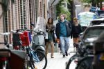 Amsterdam 7 augustus 2019
 Presentatrice Airen MylÃ¨ne en haar vriend oud-hockeyer Taeke Taekema samen in Amsterdam zuid . Airen is in verwachtring van hun tweede kindje