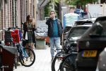 Amsterdam 7 augustus 2019
 Presentatrice Airen MylÃ¨ne en haar vriend oud-hockeyer Taeke Taekema samen in Amsterdam zuid . Airen is in verwachtring van hun tweede kindje