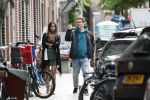 Amsterdam 7 augustus 2019
 Presentatrice Airen MylÃ¨ne en haar vriend oud-hockeyer Taeke Taekema samen in Amsterdam zuid . Airen is in verwachtring van hun tweede kindje