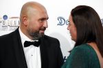 Hilversum 2 september 2019
Voetballer van het jaar verkiezing in studio 21. Ali Dursun met zijn vrouw
