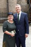 Den Haag 17 september 2019
Prinsjesdag 2019 op het binnenhof.
Minister Ank Bijleveld van Defensie en haar man Riekele Bijleveld