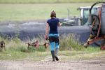 Vries 2 september 2019
Annemiek Koekkoek een van de deelneemsters van Boer zoekt vrouw seizoen 2019/2020. Bij haar huis/boerderij gefotografeerd.
