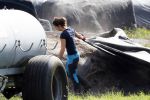 Vries 2 september 2019
Annemiek Koekkoek een van de deelneemsters van Boer zoekt vrouw seizoen 2019/2020. Bij haar huis/boerderij gefotografeerd.