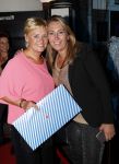 Amsterdam 21 september 2019
Trouwfeest Martijn en Deborah Krabbe bij Akhnaton . Annemieke de Vroeg met een collega