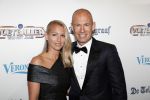 Hilversum 2 september 2019
Voetbalgala bij studio 21 .Arjen Robben met zijn vrouw Bernadien