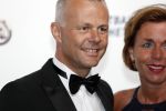 Hilversum 2 september 2019
Voetbalgala bij studio 21 . Bjorn Kuipers kwam met zijn vrouw