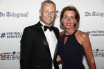 Hilversum 2 september 2019
Voetbalgala bij studio 21 . Bjorn Kuipers kwam met zijn vrouw
