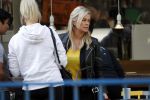 Amsterdam 9 september 2019
Bridget Maasland met ploeg op de beethovenstraat. Daarna stappen ze in een grote hummer limo.