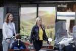 Amsterdam 9 september 2019
Bridget Maasland met ploeg op de beethovenstraat. Daarna stappen ze in een grote hummer limo.