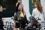 Amsterdam 9 september 2019
Bridget Maasland met ploeg op de beethovenstraat. Daarna stappen ze in een grote hummer limo.