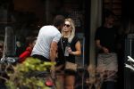 Amsterdam 28 augustus 2019
Chantal janzen met man Marco Geeratz en hun zoontje op de cornelis schuytstraat.