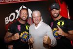 Almere 26 september 2019
Presentatie influencer boxing avond in sportcentrum Almere.
Dave Roelvink is een van de deelnemers. dave met zijn broer Donnie en vader Dries Roelvink