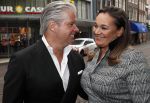 Amsterdam 11 augustus 2019
Premiere Downtown Abbey in pathe Tuschinski.
Dries Roelvink en zijn vrouw Honoria