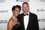 Hilversum 2 september 2019
Voetbalgala bij studio 21 . Ernie Brandts met zijn vrouw