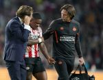Eindhoven, 14 September 2019 PSV-Vitesse, eindstand 5-05 doelpunten Donyell MalenFysiotherapeut Falk Louwers