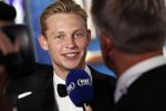 Hilversum 2 september 2019
Voetballer van het jaar verkiezing in studio 21. Frenkie de Jong