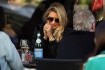 Amsterdam 21 september 2019
Gaby Blaaser op terras bij brasserie v dam