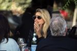 Amsterdam 21 september 2019
Gaby Blaaser op terras bij brasserie v dam
