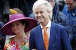 Den Haag 17 september 2019
Prinsjesdag 2019 op het binnenhof.
Geert Wilders arriveert samen met Fleur Agema