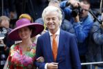 Den Haag 17 september 2019
Prinsjesdag 2019 op het binnenhof.
Geert Wilders arriveert samen met Fleur Agema