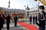 Den Haag 17 september 2019
Prinsjesdag 2019. Koning Willem Alexander Koningin Maxima Prins Constantijn en Prinses Laurentien arriveren met koets op binnenhof en bij paleis Noordeinde. Gouden koets