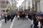 Den Haag 17 september 2019
Prinsjesdag 2019. Koning Willem Alexander Koningin Maxima Prins Constantijn en Prinses Laurentien arriveren met  gouden koets op binnenhof en bij paleis Noordeinde.