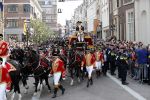 Den Haag 17 september 2019
Prinsjesdag 2019. Koning Willem Alexander Koningin Maxima Prins Constantijn en Prinses Laurentien arriveren met  gouden koets op binnenhof en bij paleis Noordeinde.