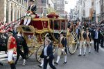 Den Haag 17 september 2019
Prinsjesdag 2019. Koning Willem Alexander Koningin Maxima Prins Constantijn en Prinses Laurentien arriveren met  gouden koets op binnenhof en bij paleis Noordeinde.