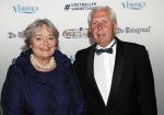 Hilversum 2 september 2019
Voetbalgala bij studio 21 . Harry Lubse met zijn vrouw
