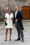 Den Haag 17 september 2019
Prinsjesdag 2019 op het binnenhof.
Minister Hugo de Jonge van Volksgezondheid, Welzijn en Sport (CDA) en zijn vrouw