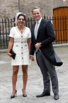 Den Haag 17 september 2019
Prinsjesdag 2019 op het binnenhof.
Minister Hugo de Jonge van Volksgezondheid, Welzijn en Sport (CDA) en zijn vrouw