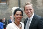 Den Haag 17 september 2019
Prinsjesdag 2019 op het binnenhof.
Minister Hugo de Jonge van Volksgezondheid, Welzijn en Sport (CDA) en zijn vrouw