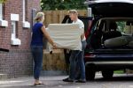 Den Haag 14 september 2019
Jack de Vries zijn nieuwe vriendin Emily Maas trekt bij hem in . Vandaag bracht ze haar spullen naar Jack zijn huis.