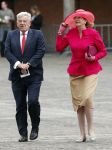 Den Haag 17 september 2019
Prinsjesdag 2019 op het binnenhof.
Burgermeester Pauline Krikke arriveert samen met Jan van Zanen, burgemeester van Utrecht
