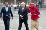 Den Haag 17 september 2019
Prinsjesdag 2019 op het binnenhof.
Burgermeester Pauline Krikke arriveert samen met Jan van Zanen, burgemeester van Utrecht