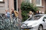 Amsterdam 7 september 2019
Jeroen Pauw met zijn vriendin en vrienden in Amsterdam zuid.