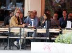 Amsterdam 7 september 2019
Jeroen Pauw met zijn vriendin en vrienden in Amsterdam zuid.