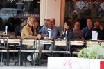 Amsterdam 7 september 2019
Jeroen Pauw met zijn vriendin en vrienden in Amsterdam zuid.