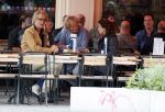 Amsterdam 7 september 2019
Jeroen Pauw met zijn vriendin en vrienden in Amsterdam zuid.