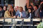 Amsterdam 7 september 2019
Jeroen Pauw met zijn vriendin en vrienden in Amsterdam zuid.
