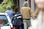 Amsterdam 7 september 2019
Jeroen Pauw met zijn vriendin en vrienden in Amsterdam zuid.