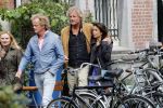 Amsterdam 7 september 2019
Jeroen Pauw met zijn vriendin en vrienden in Amsterdam zuid.