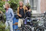 Amsterdam 7 september 2019
Jeroen Pauw met zijn vriendin en vrienden in Amsterdam zuid.
